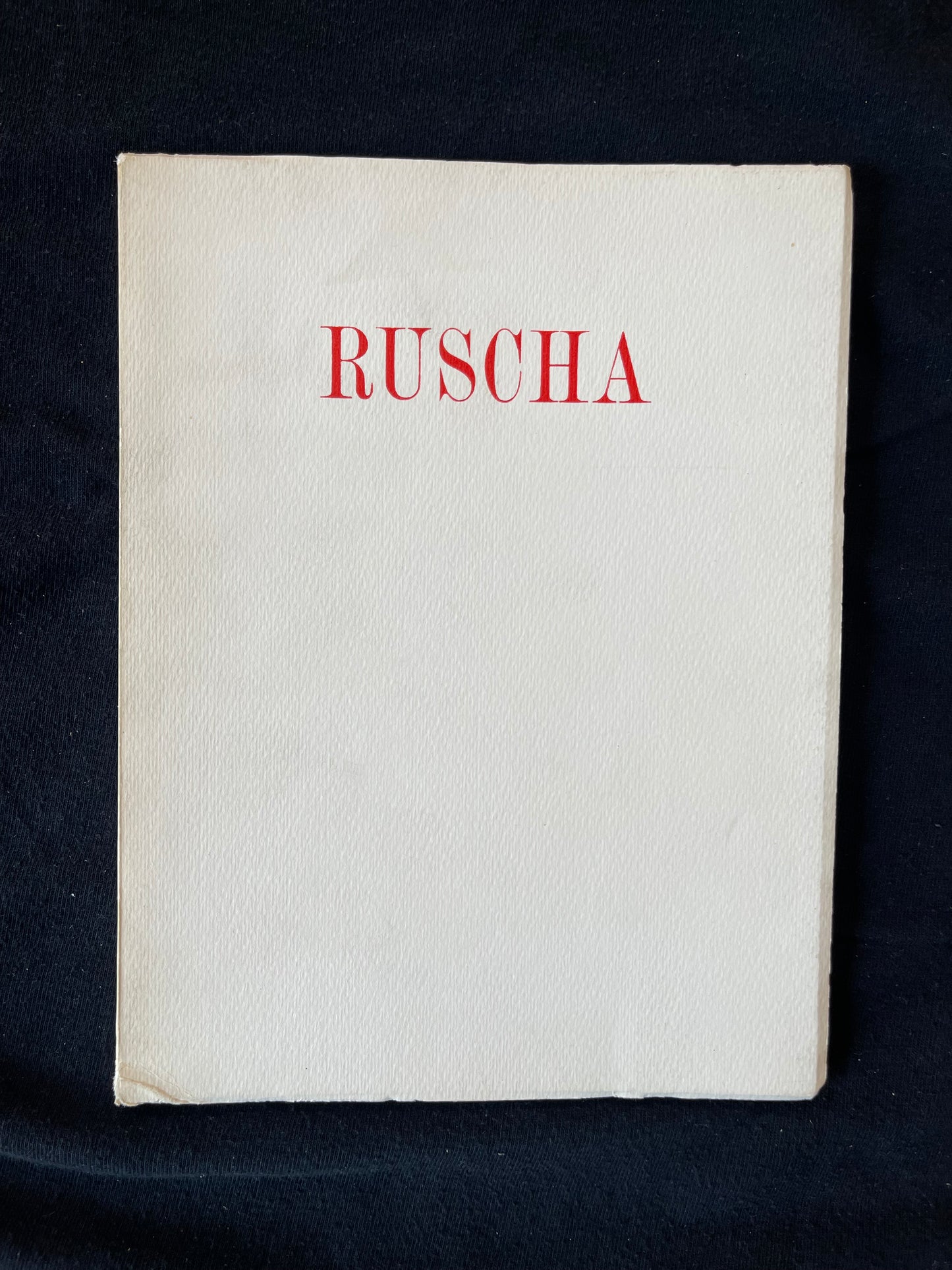 EDWARD RUSCHA. Published by Alexandre Lolas, New York, 1970. First edition