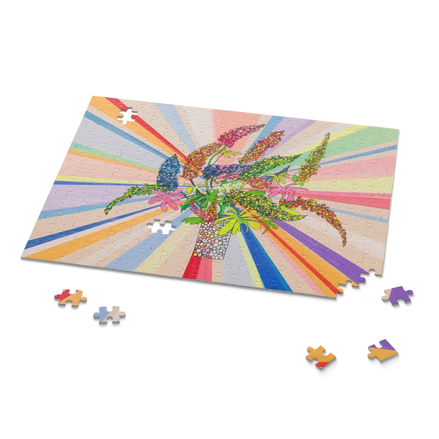 Flower Power Puzzle (120, 252, 500-Piece)