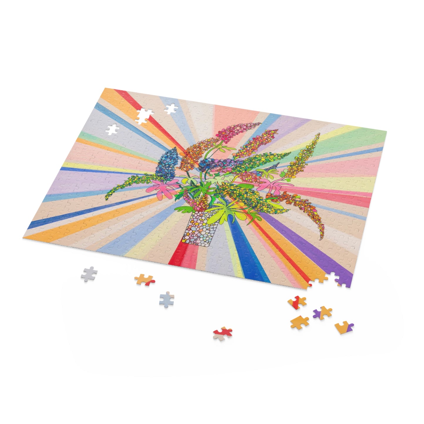 Flower Power Puzzle (120, 252, 500-Piece)