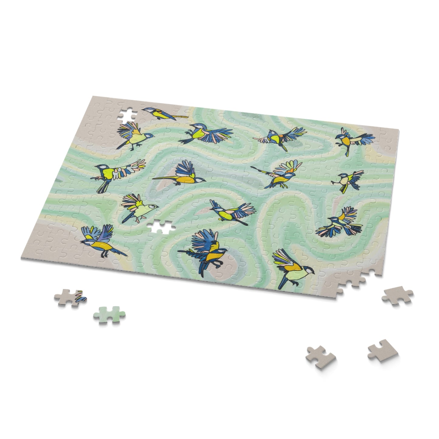 Funky Birds, Yellow (120, 252, 500-Piece)