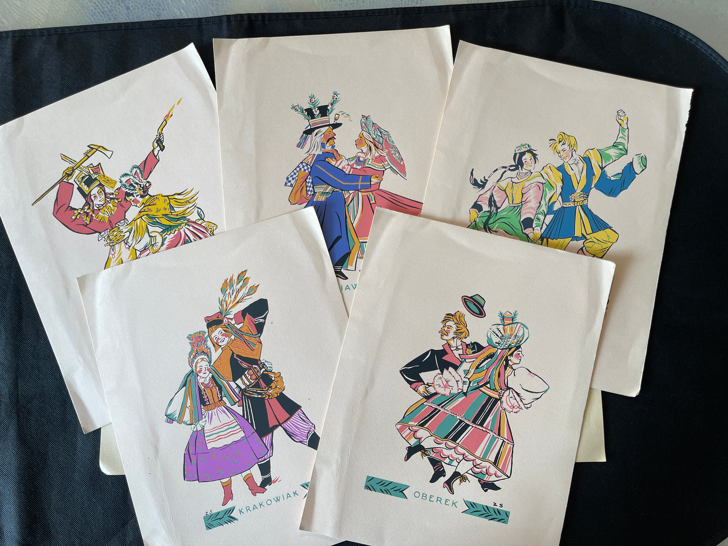 Tańce Polskie / Polish Folk Dances – Zofia Stryjeńska – Paris 1954 Portfolio