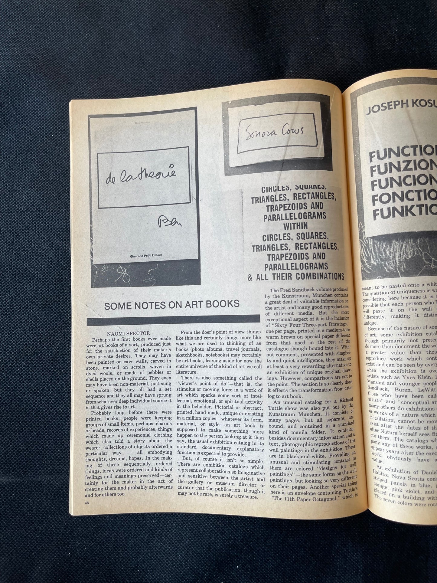 Art-Rite Magazine, Cover by Carl Andre, Issue No. 14, 1976-77