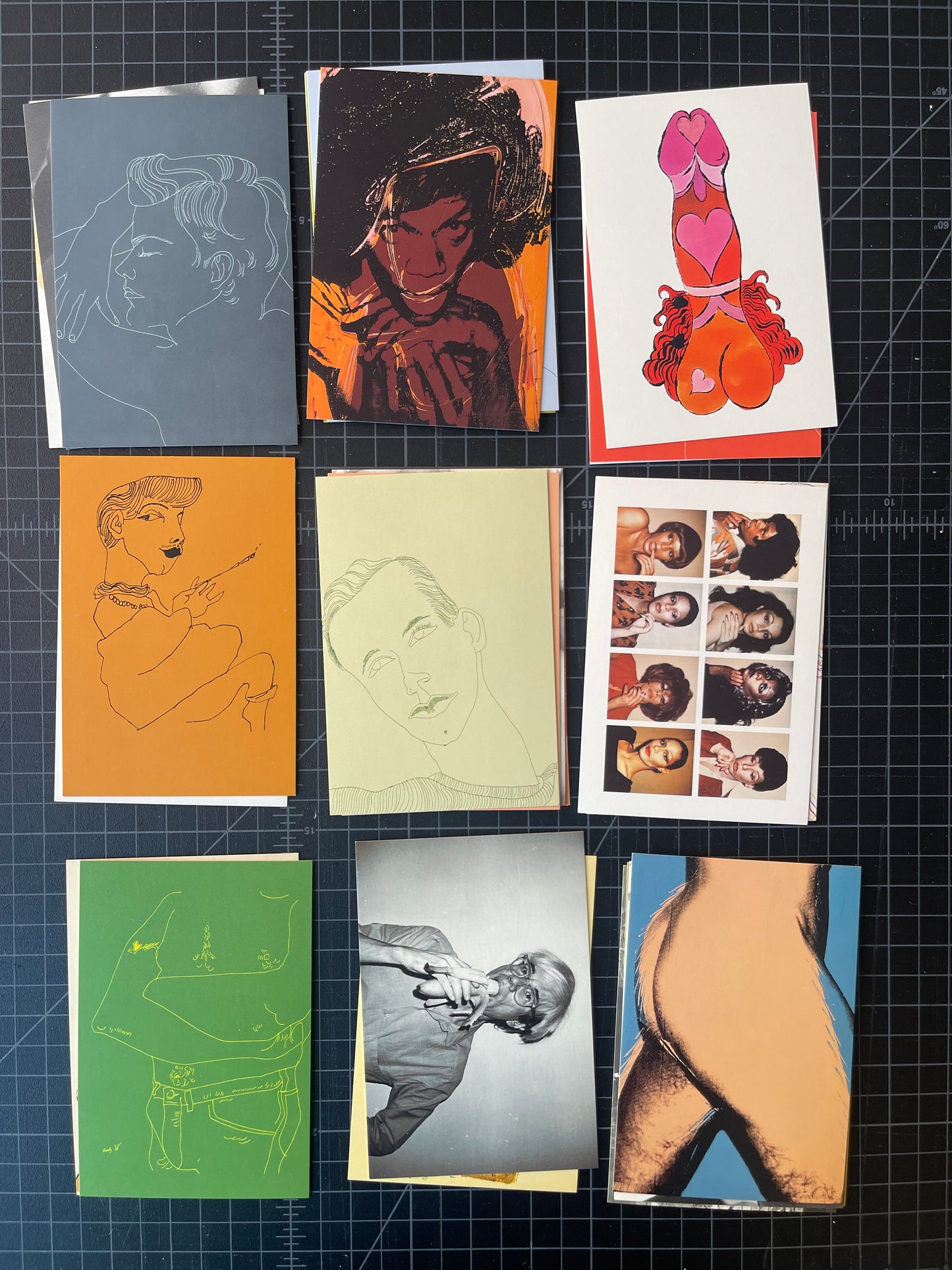 Andy Warhol: Men 30 Postcards Complete Set 2004