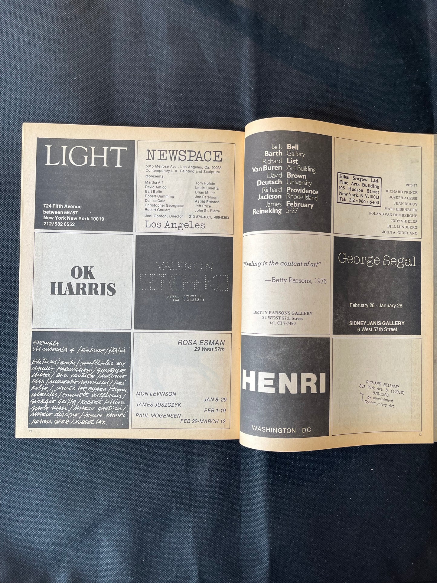 Art-Rite Magazine, Cover by Carl Andre, Issue No. 14, 1976-77