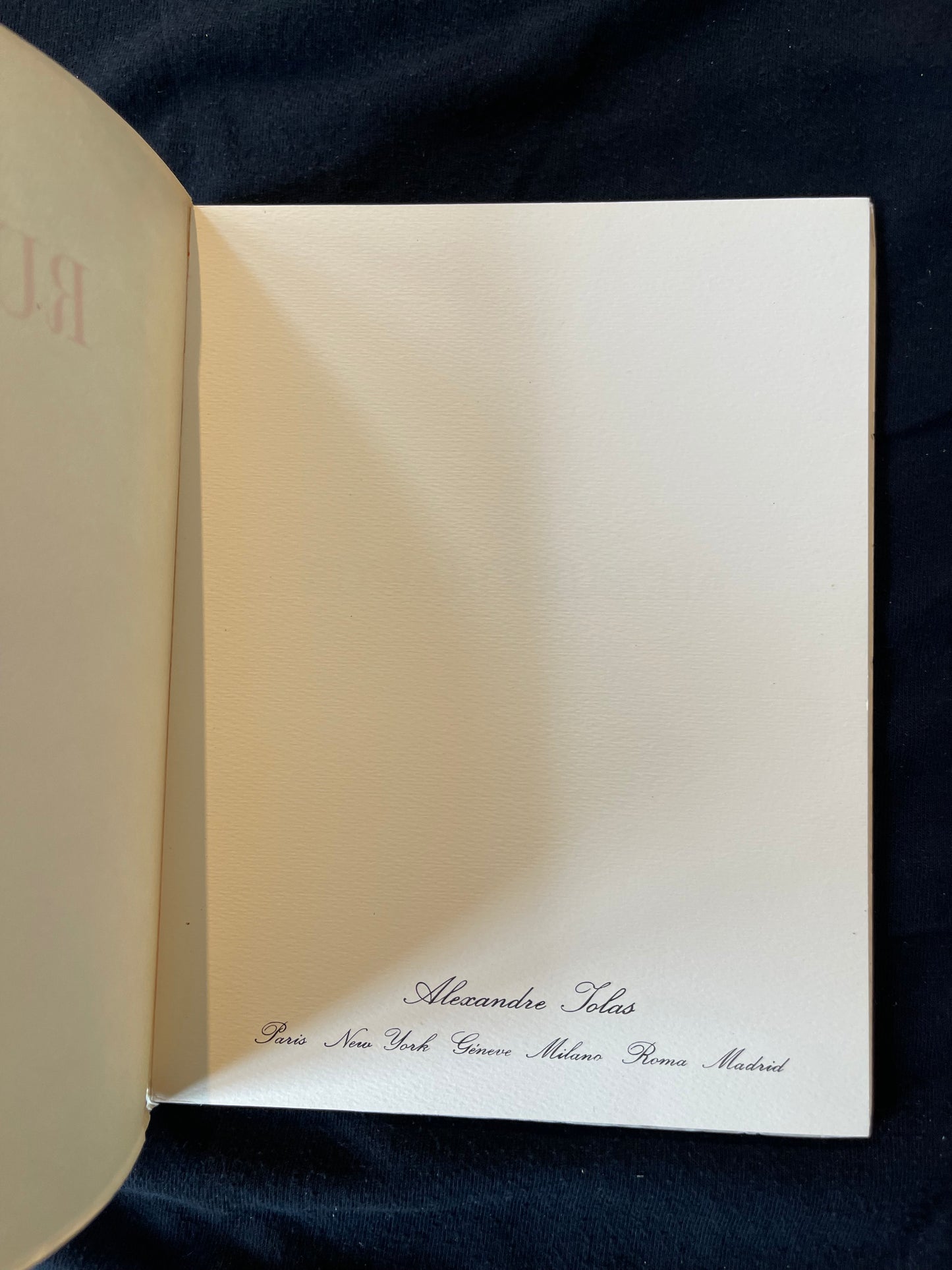 EDWARD RUSCHA. Published by Alexandre Lolas, New York, 1970. First edition