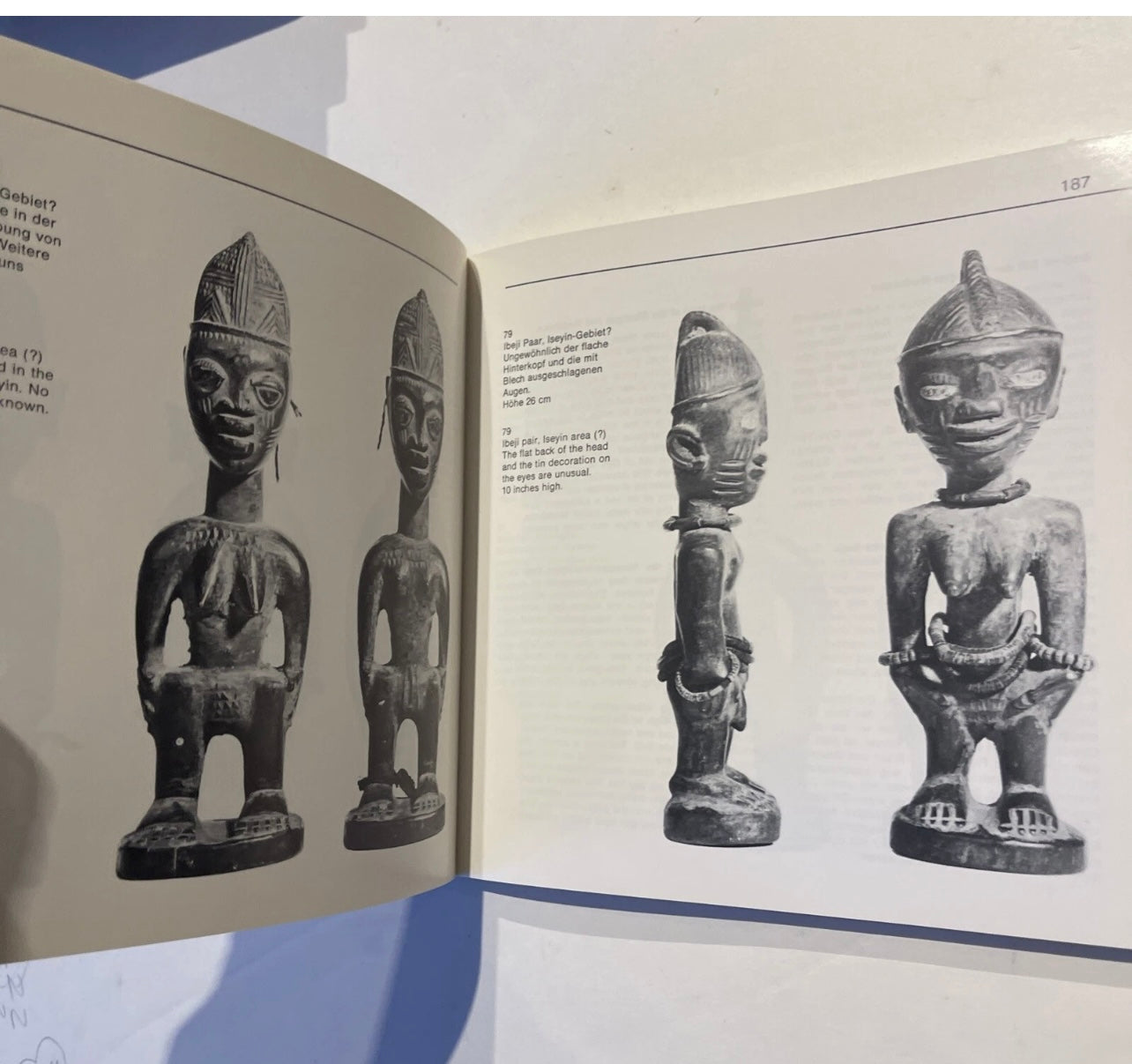 IBEJI. Twin Figures of the Yoruba Rare copy 1st Edition 1989 by Stoll, M & G