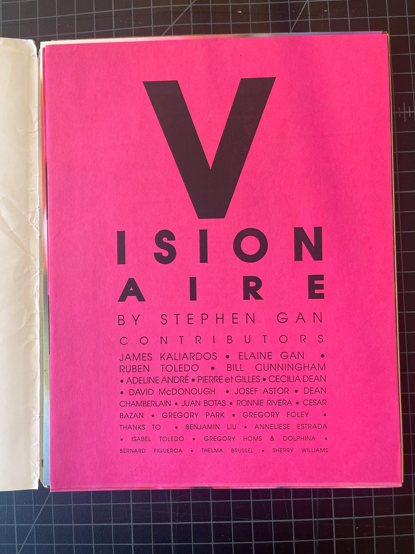 Visionaire Issue 1 "the Innocent issue" #273/1000