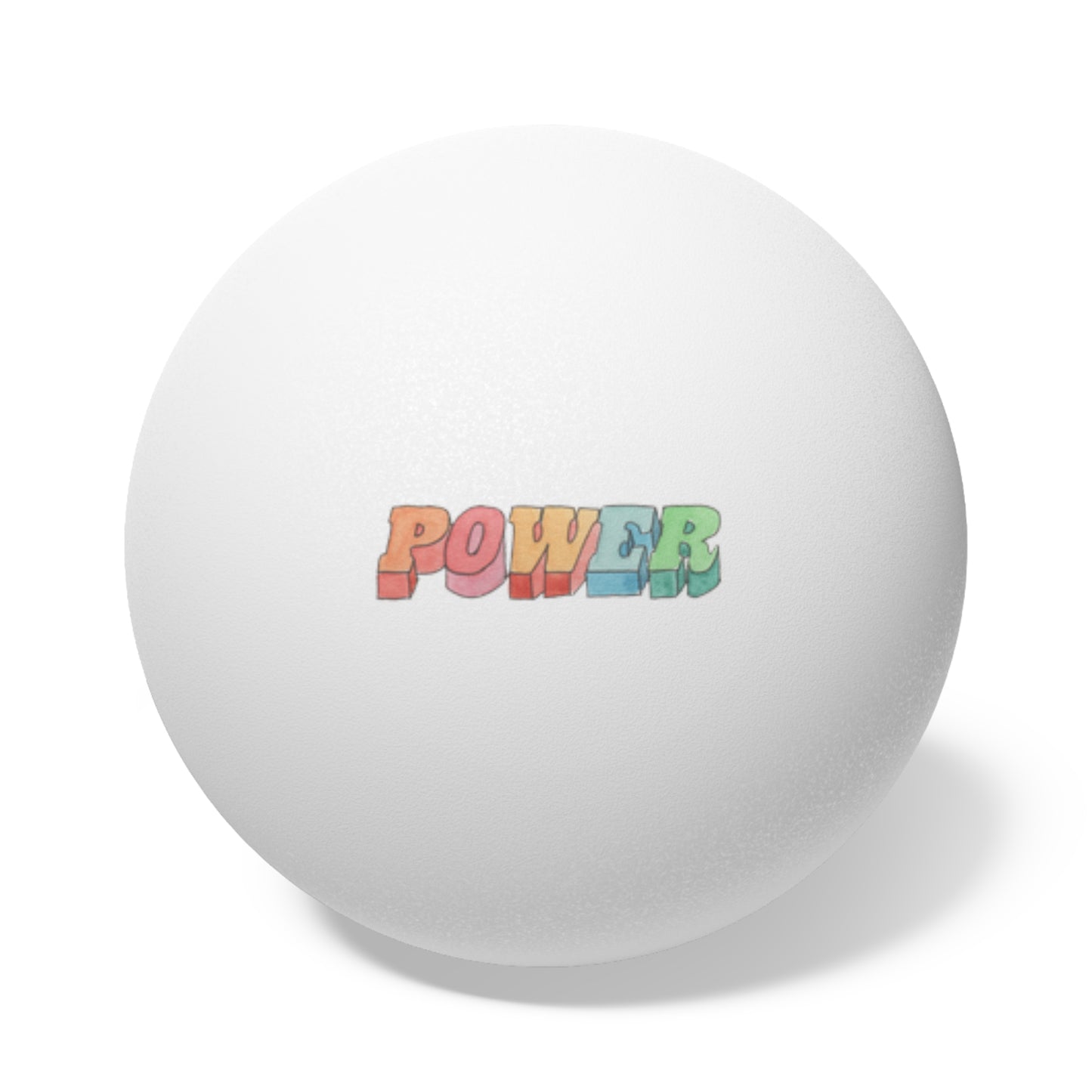 Power Ping Pong Balls, 6 pcs