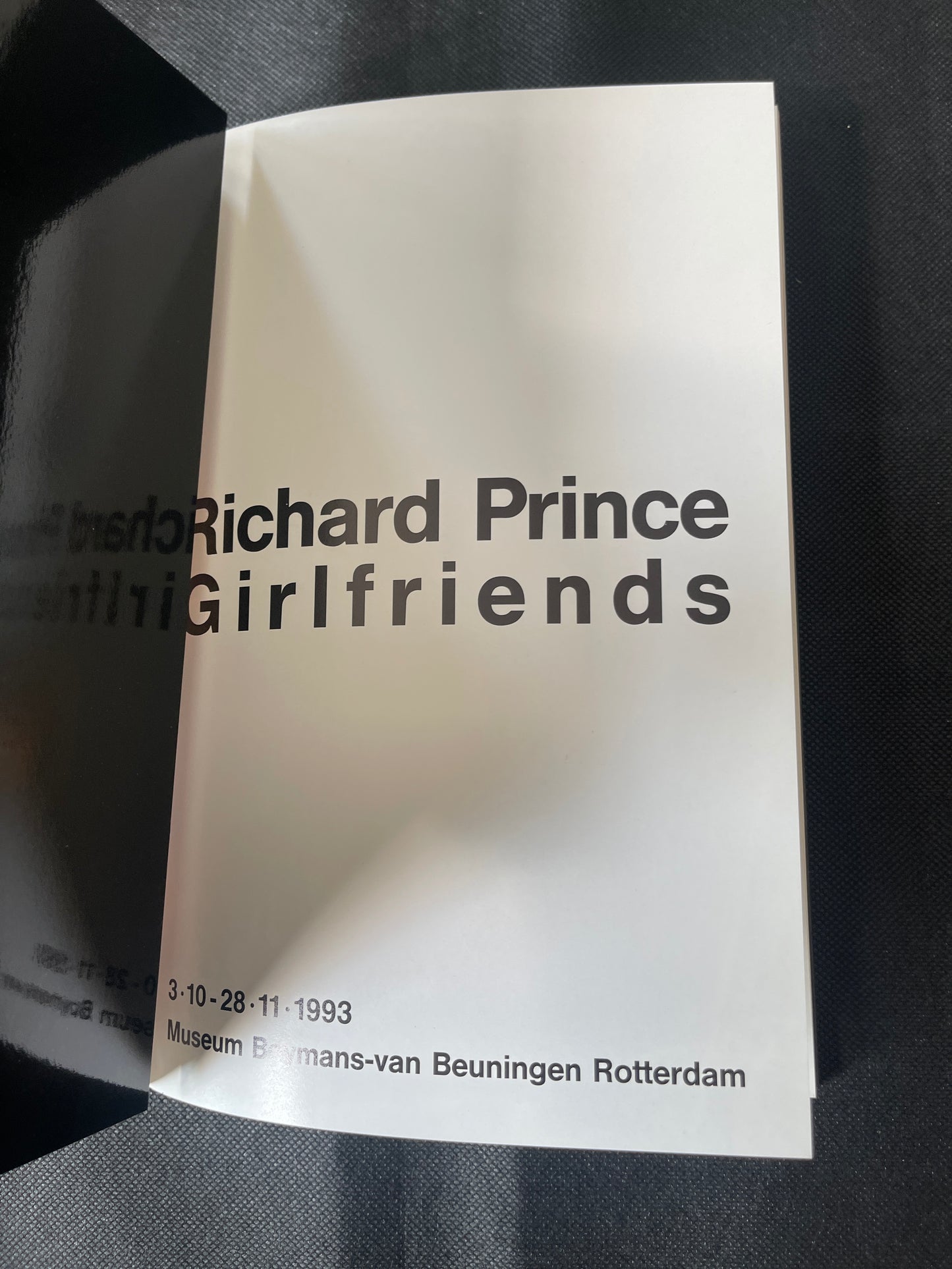 “Girlfriends (1993) by Richard Prince
Softcover, 56 pages • 17.5 × 10 cm. very Rare -Like New