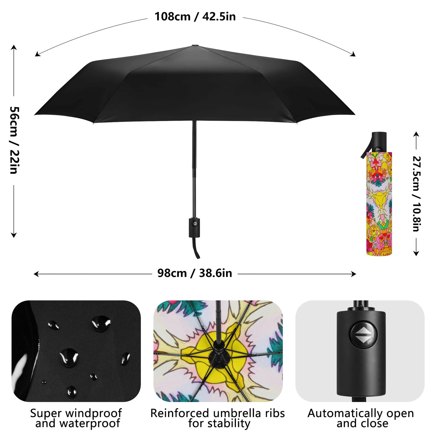 Funky Flower Umbrella