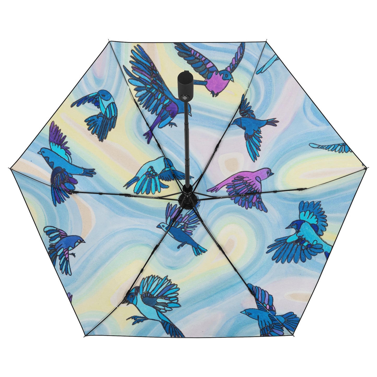 Blue Birds Umbrella