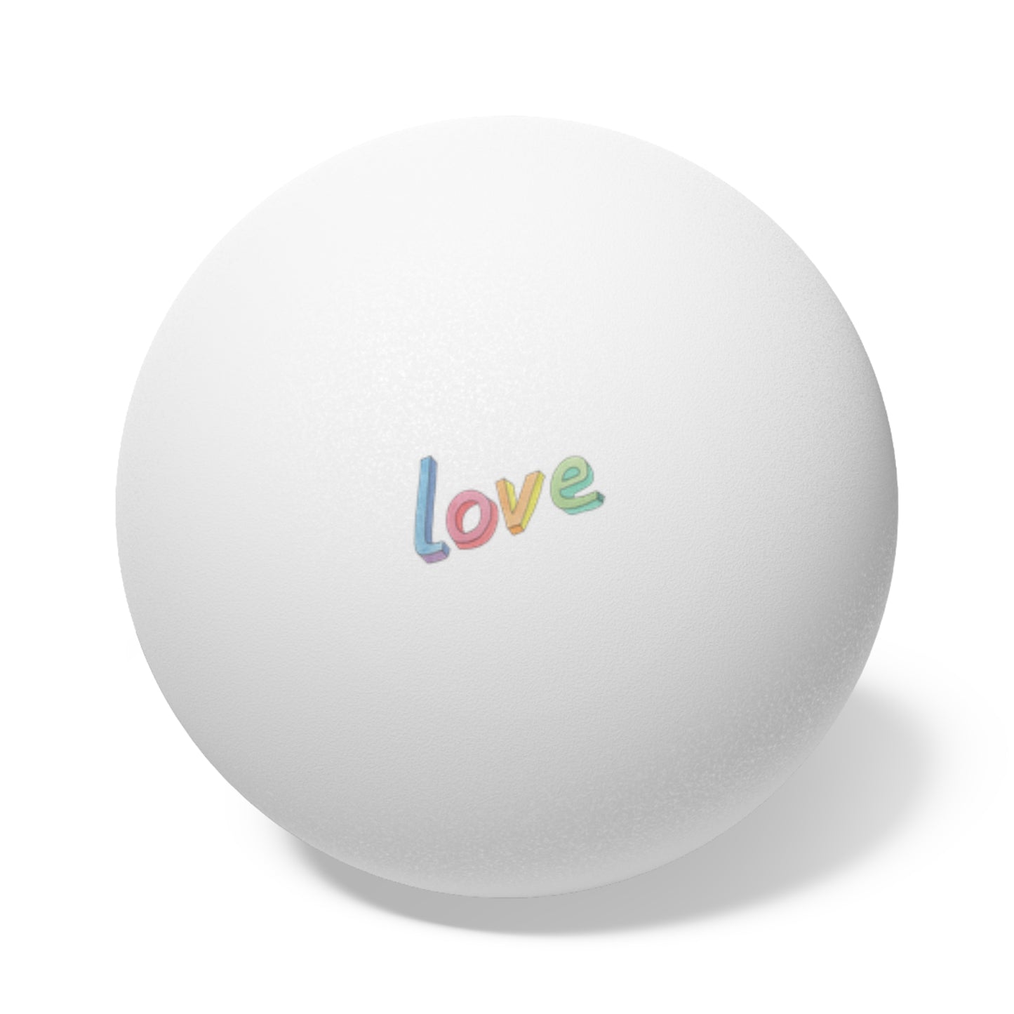 LOVE Ping Pong Balls, 6 pcs