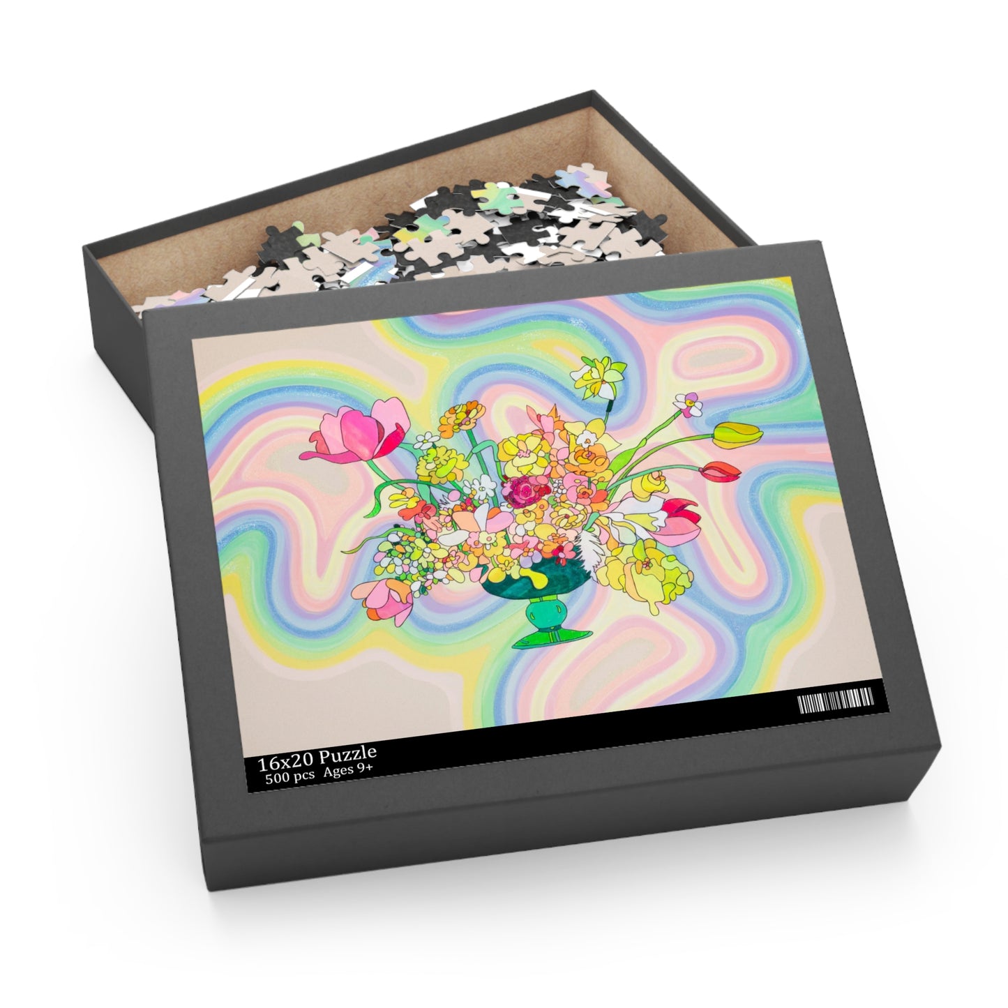 Funky Flowers Puzzle (120, 252, 500-Piece)