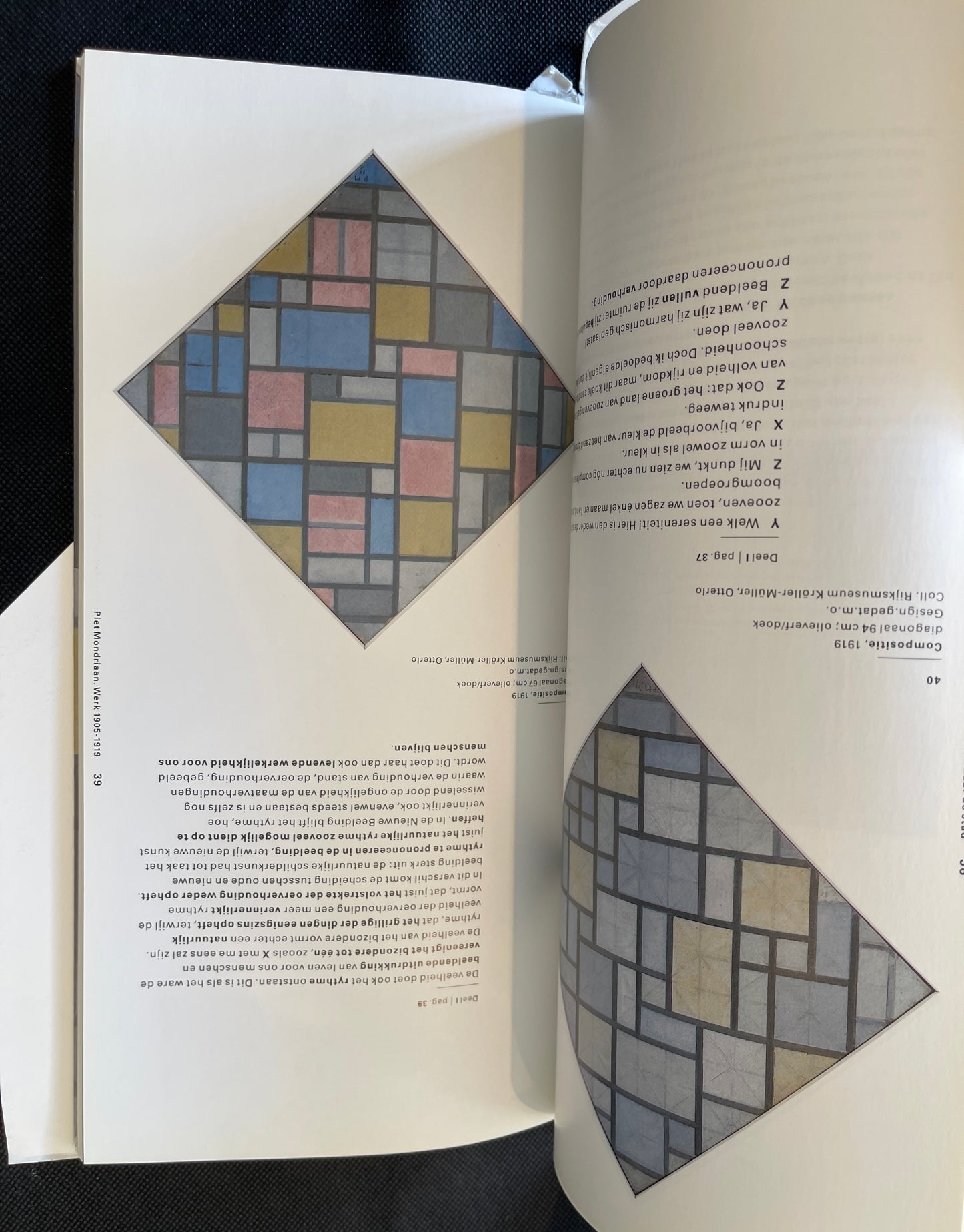 Rare Piet Mondriaan Dutch Art Set w/ Original Architectural Folding Case
Haags Gemeentemuseum, 1986