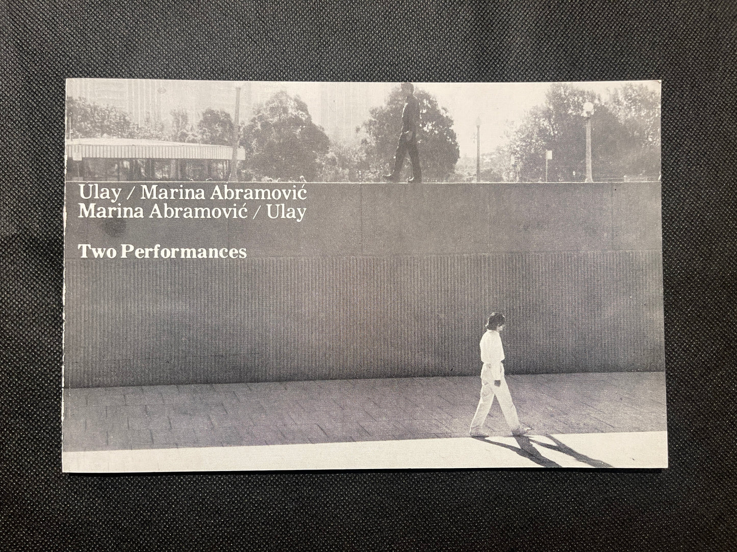 Ulay / Marina Abramović – Two Performances and DETOUR (Experimental Art Foundation, Adelaide, 1979)