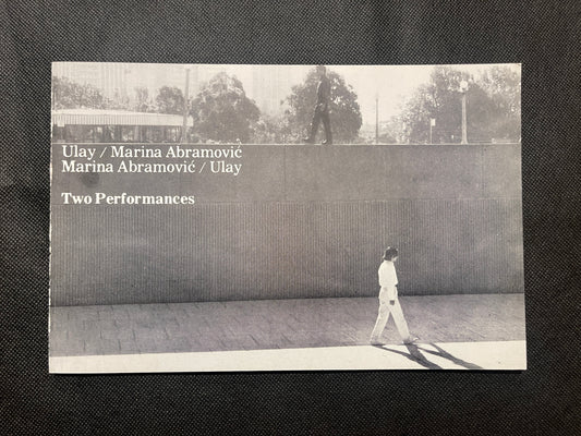 Ulay / Marina Abramović – Two Performances and DETOUR (Experimental Art Foundation, Adelaide, 1979)