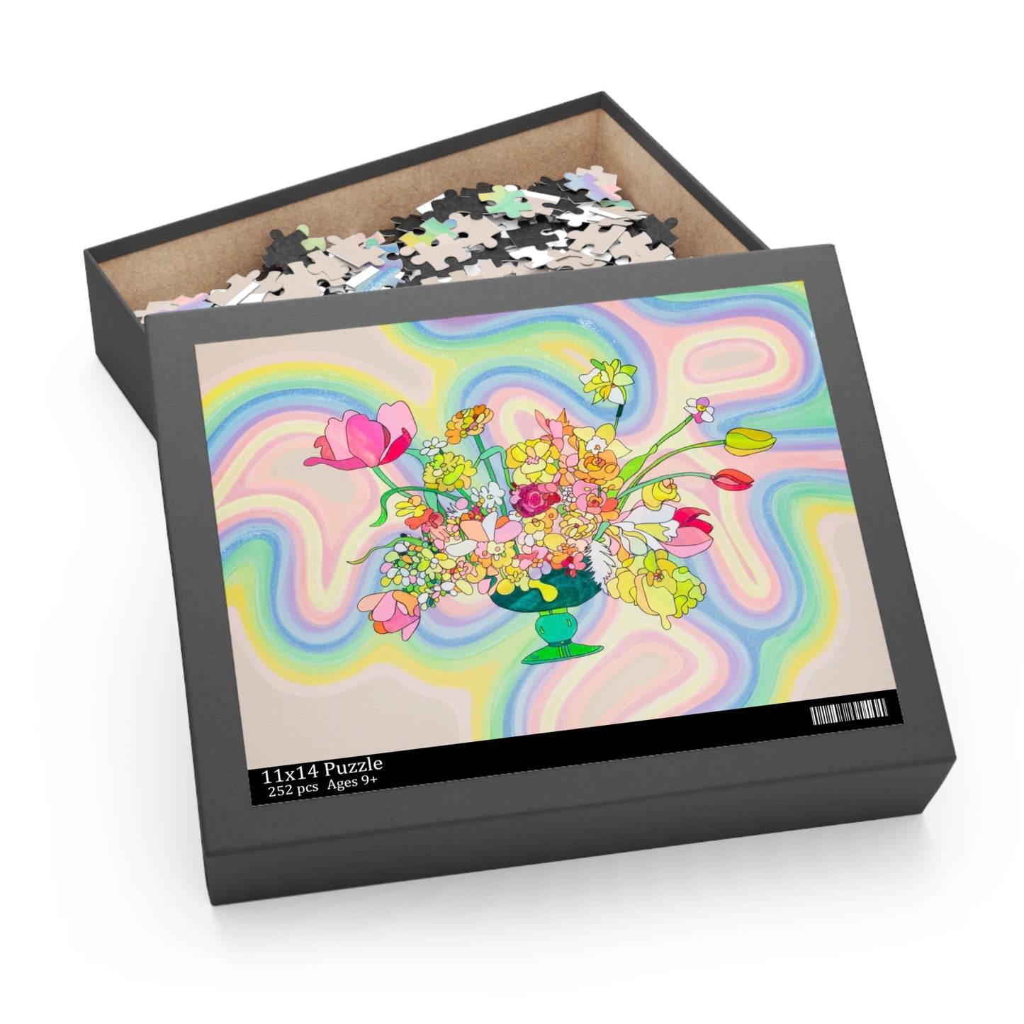 Funky Flowers Puzzle (120, 252, 500-Piece)