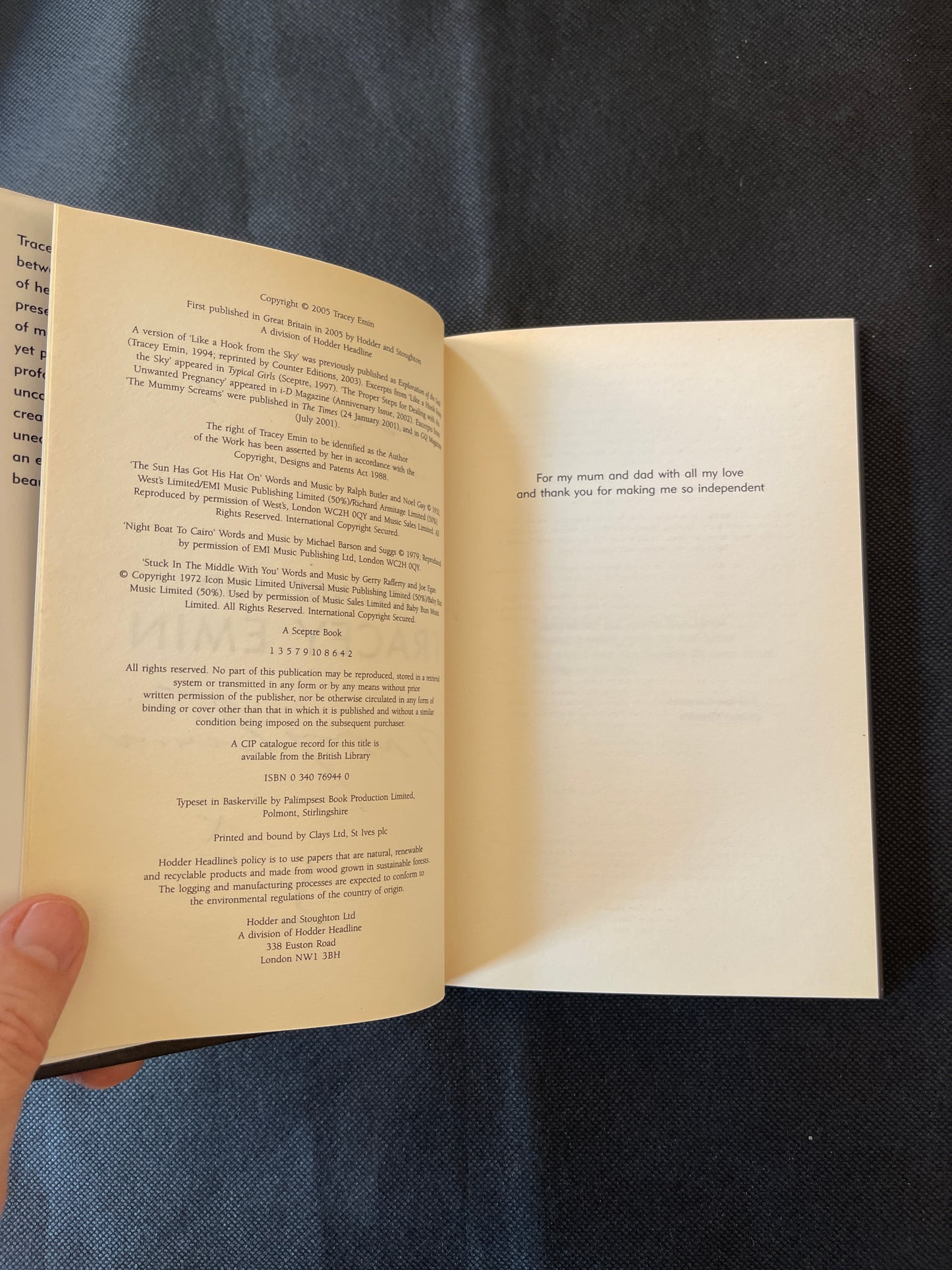 Tracey Emin


Strangeland (Hand signed, dated and inscribed by Tracey Emin), 2005