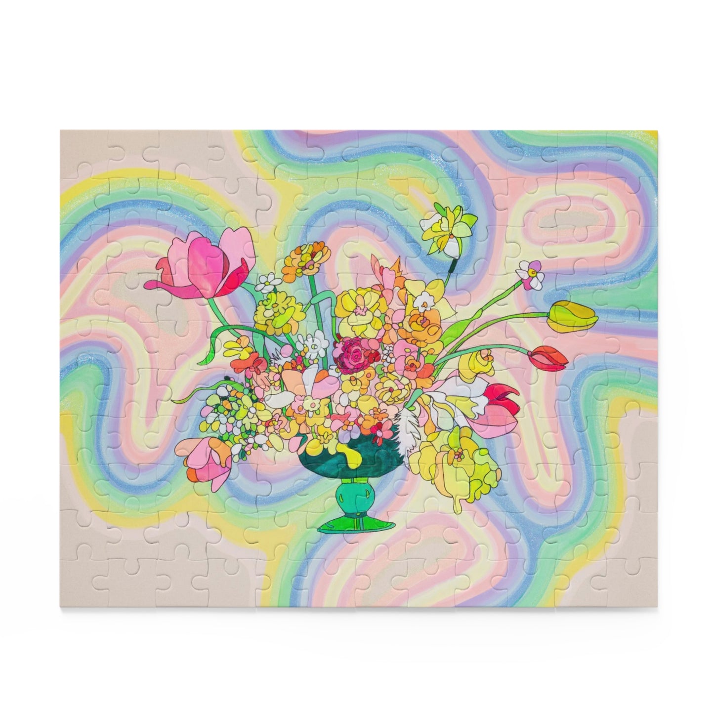 Funky Flowers Puzzle (120, 252, 500-Piece)