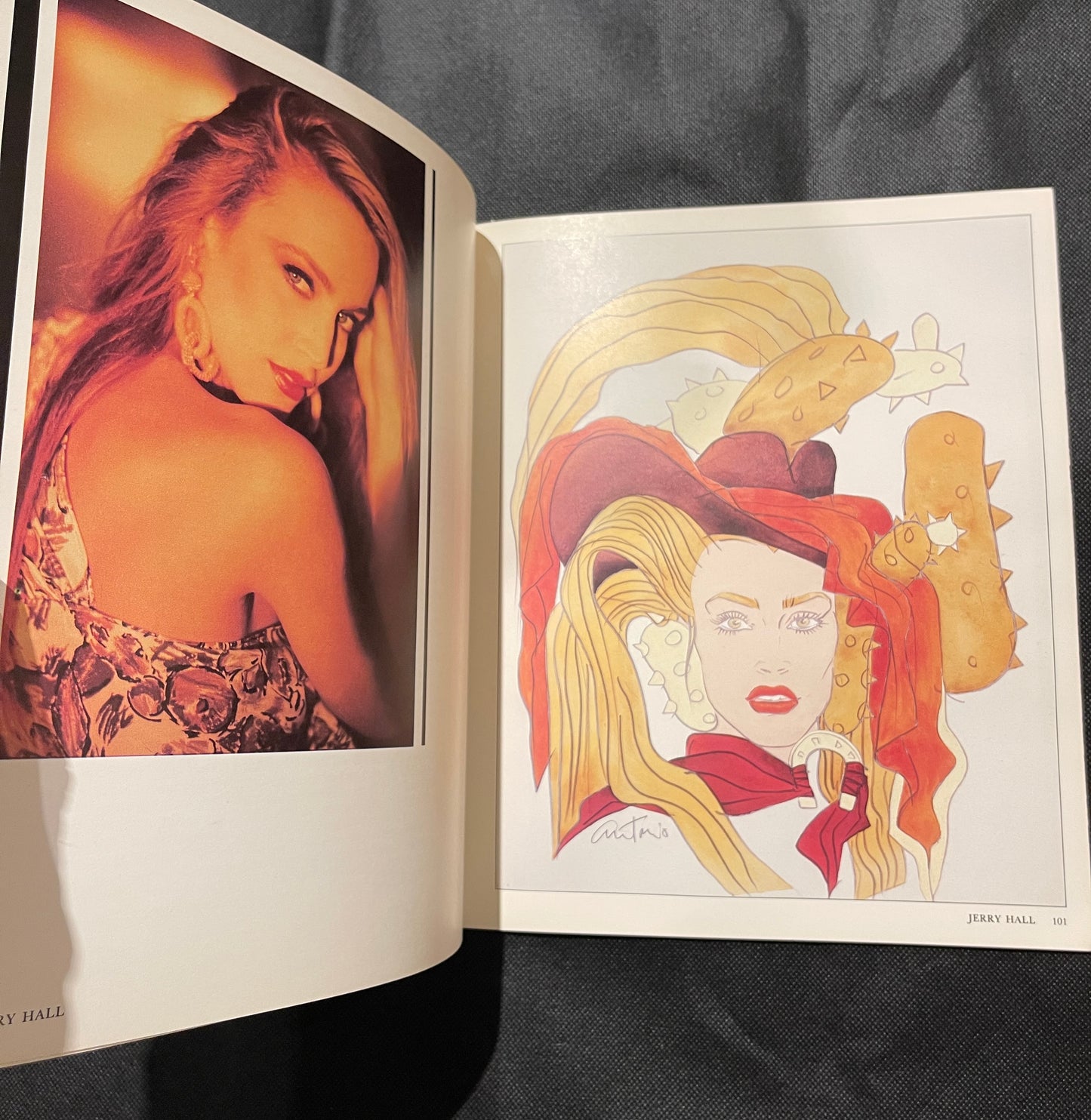 Antonio Lopez Signed Antonio’s Girls + Original Fashion Sketch