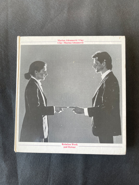Marina Abramović / Ulay – Relation Work and Detour: A Vital Book
Amsterdam, 1980. First edition, published by the artists in an edition of 2,500 copies