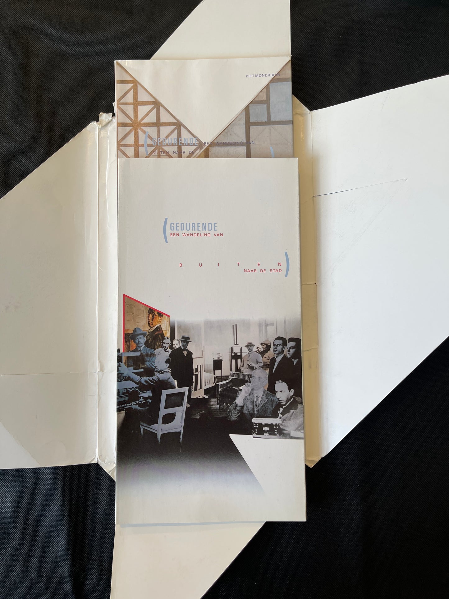 Rare Piet Mondriaan Dutch Art Set w/ Original Architectural Folding Case
Haags Gemeentemuseum, 1986