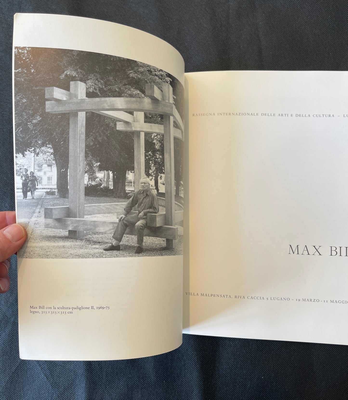 Max Bill – Lugano / Villa Malpensata exhibition catalogue, 1980