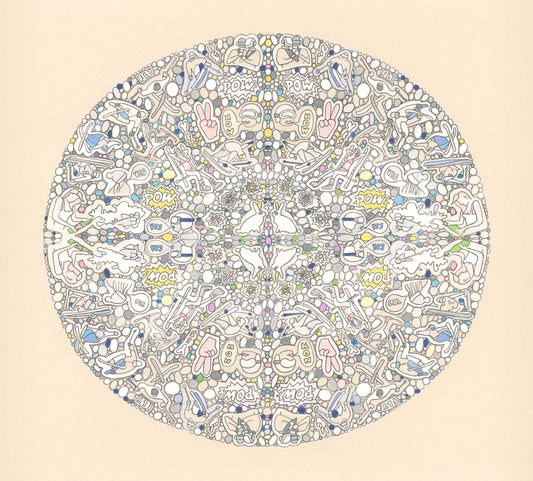 Fly! Pow Wow 46"x46" Print on High Quality Acid Free Archival Paper